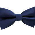 Navy Weave Pre-tied Bow Tie