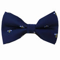 Navy Bumble Bee Pre-tied Bow Tie