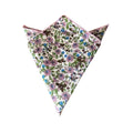 Purple Sunflower Pocket Square