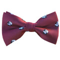Burgundy Panda Pre-tied Bow Tie