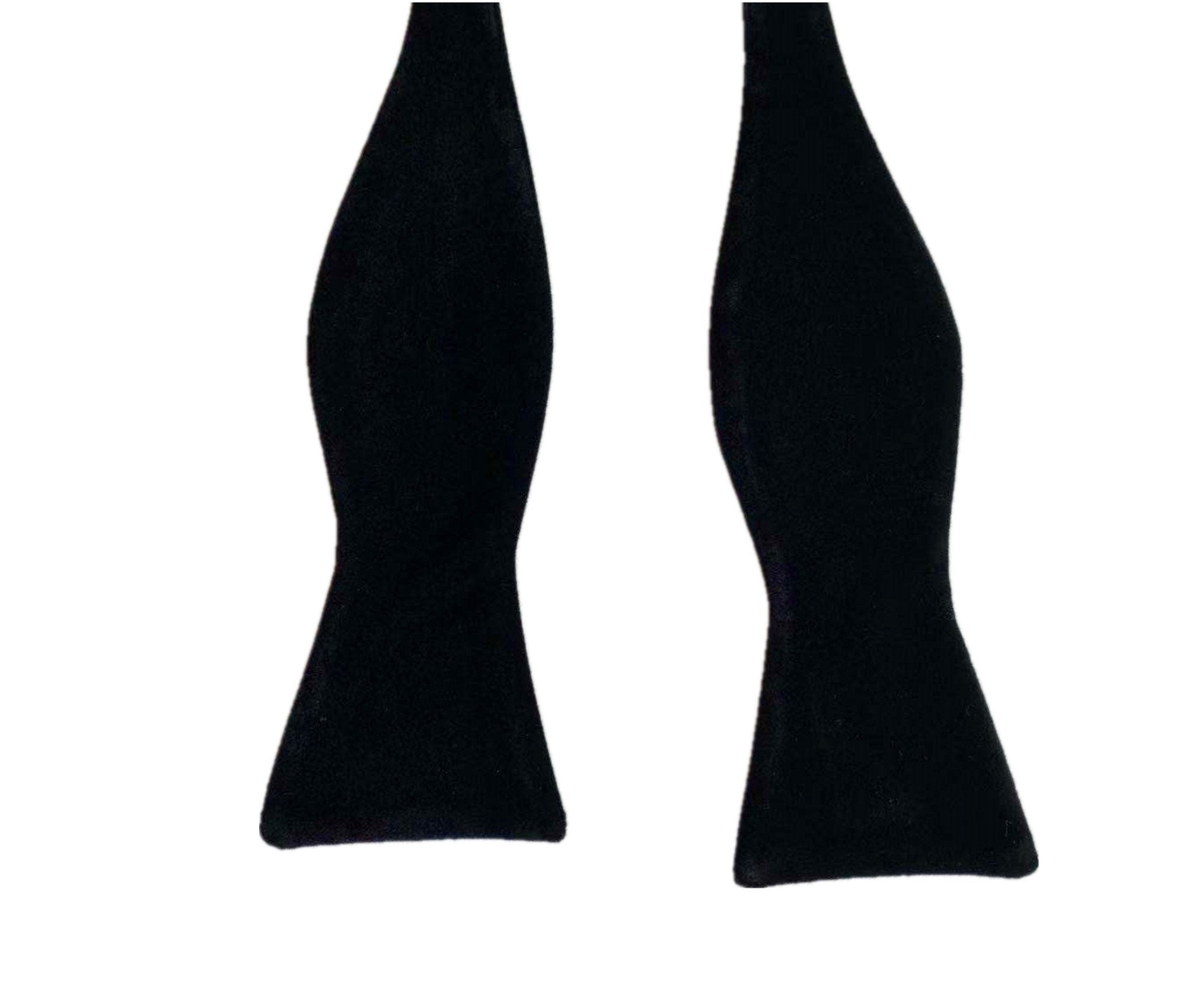 Black Velvet Self-tied Bow tie