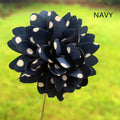 Polka Dots Flower Lapel Pin