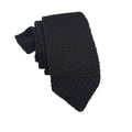 Black Knitted Skinny Tie C