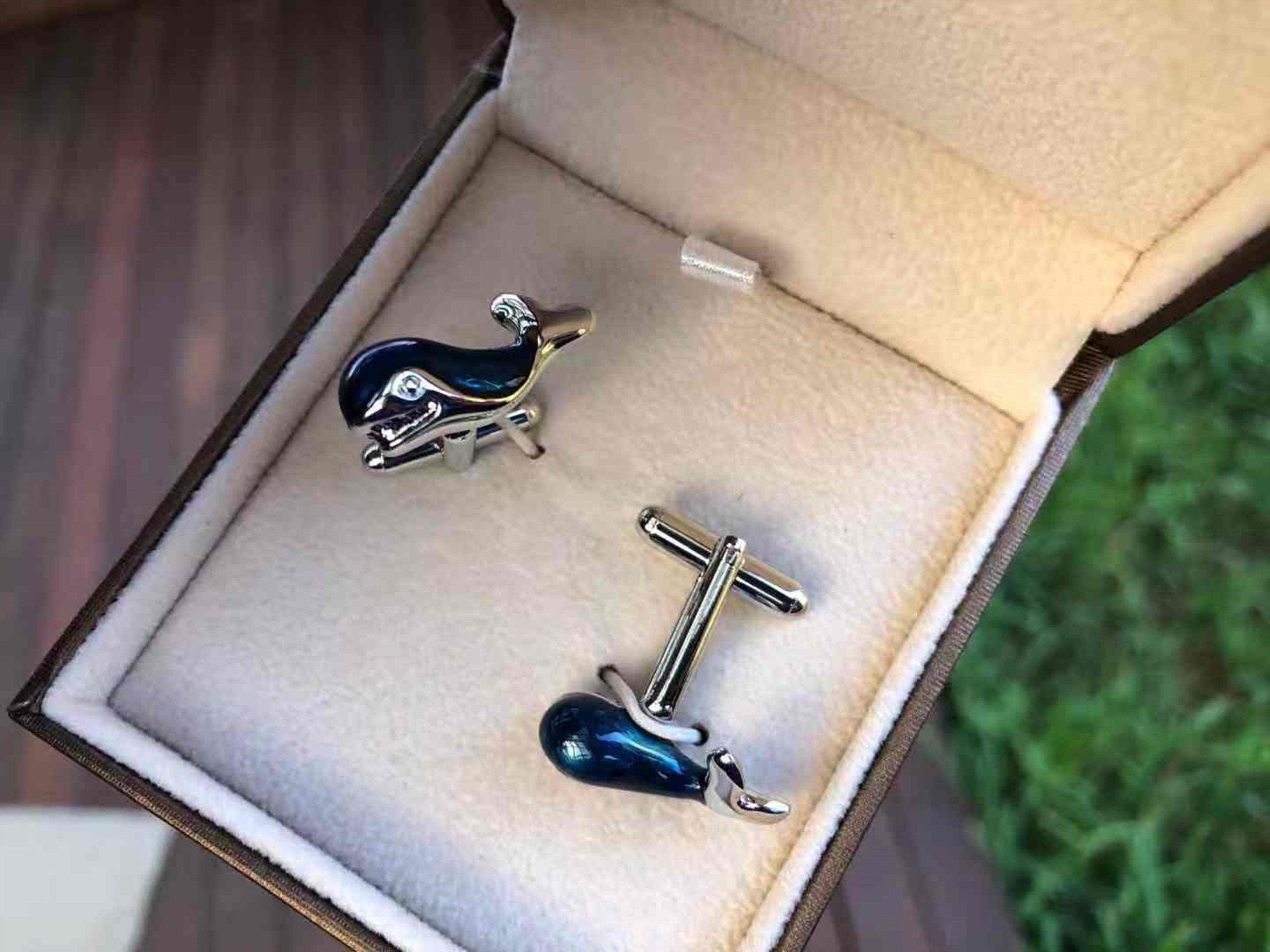 Blue Whale Cufflinks