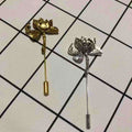 Gold Lotus Lapel Pin