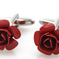 Red Rose Cufflinks