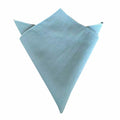 Ice Blue Slub Pocket Square