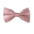 Mushroom Pink Satin Pre-tied Bow Tie