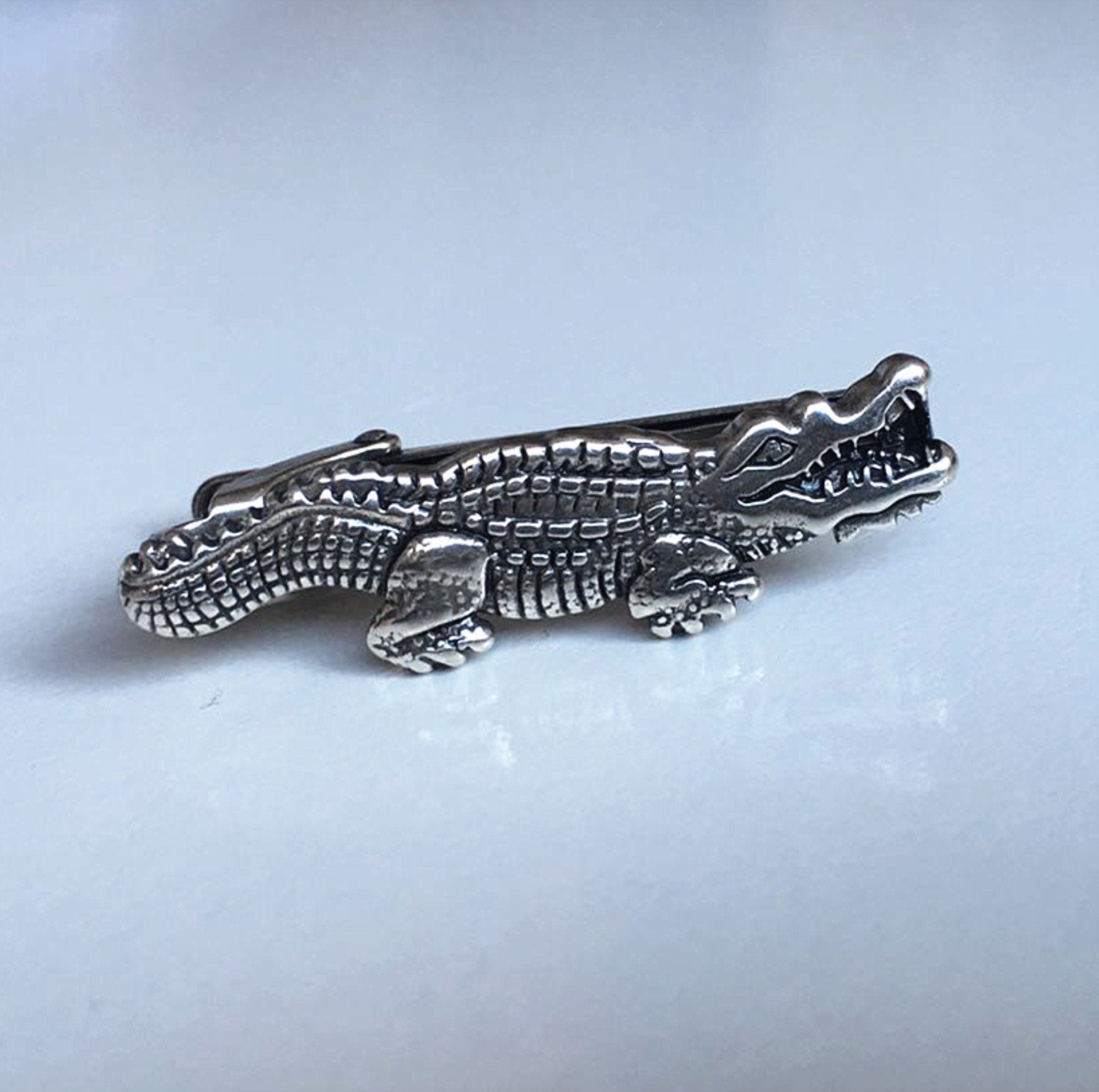Crocodile Tie Bar Clip