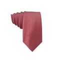 Dusty Rose Pink Satin Skinny Tie