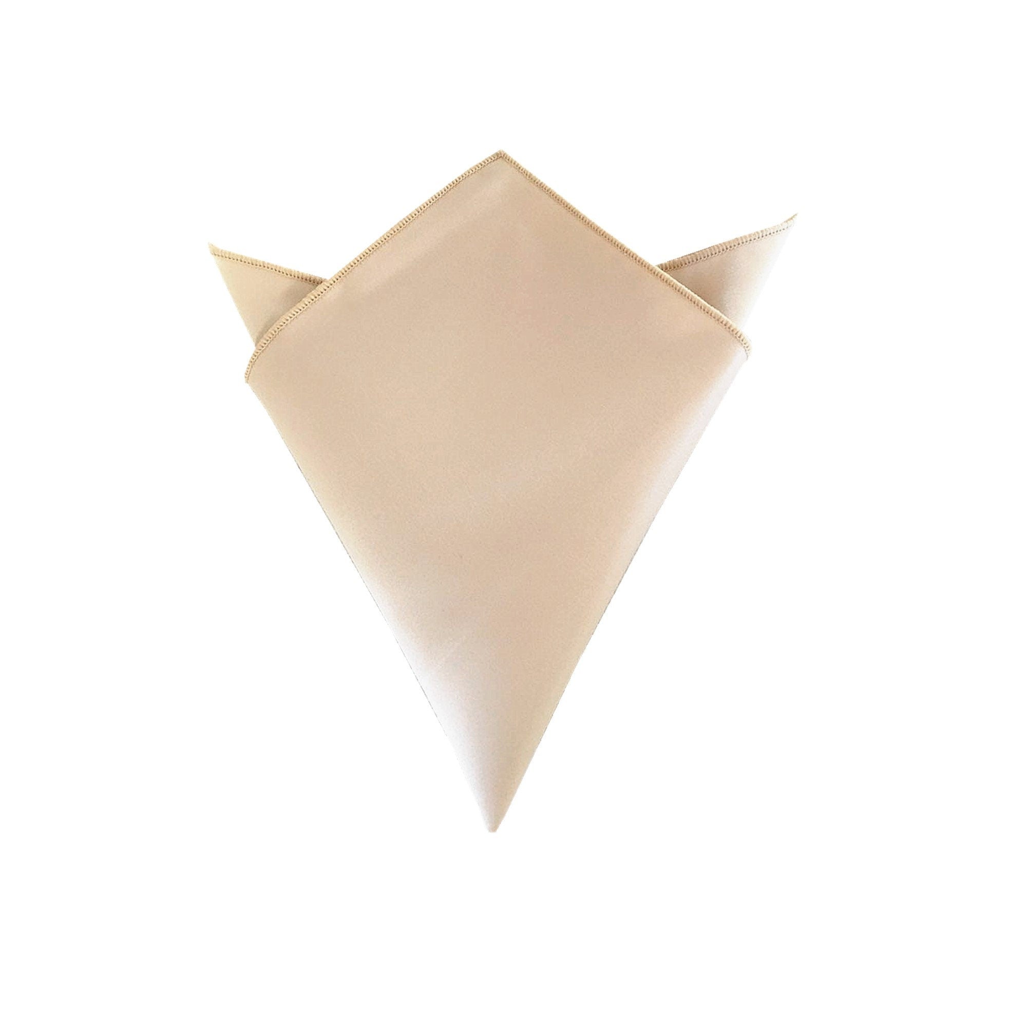 Champagne Satin Pocket Square