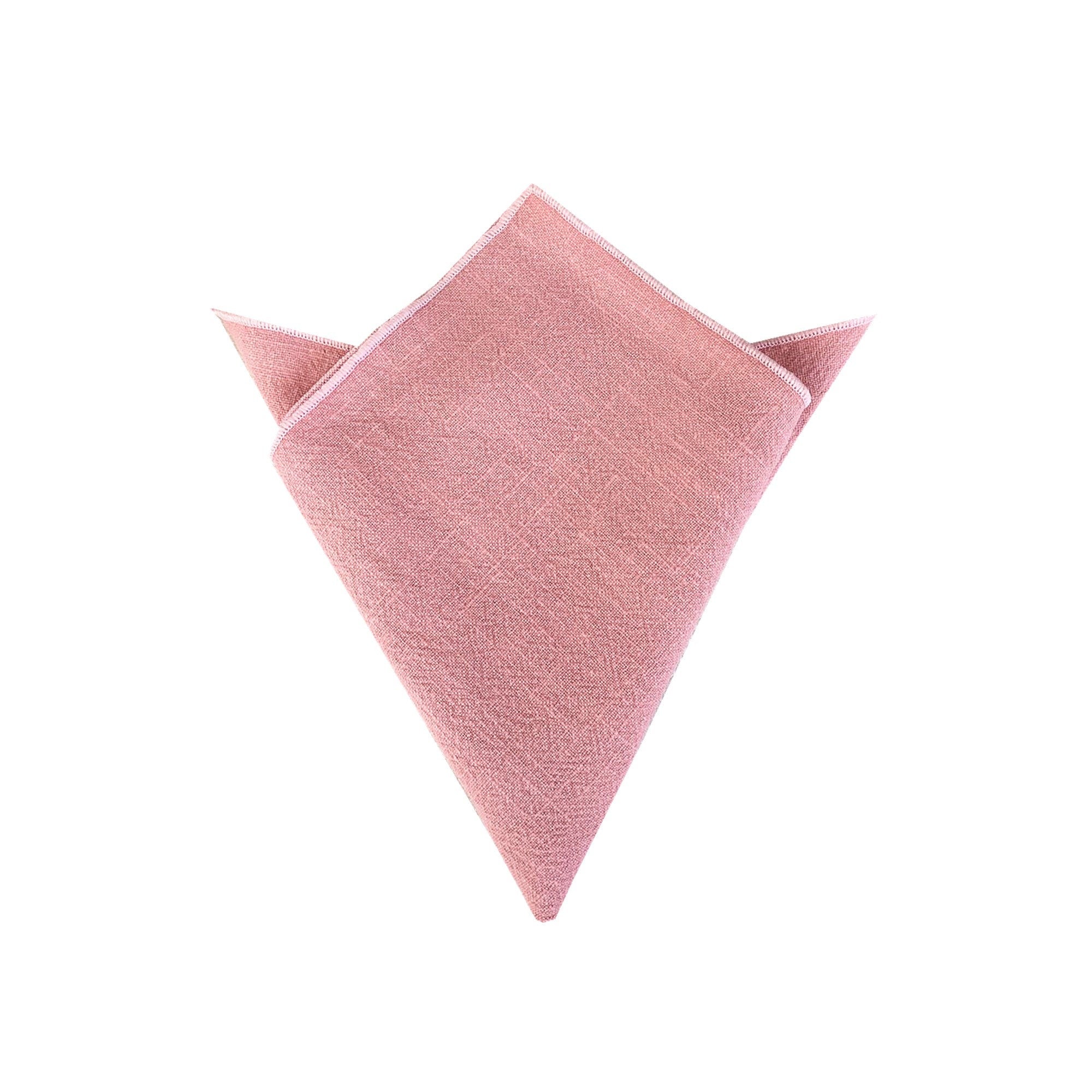 Ballet Pink Linen Pocket Square
