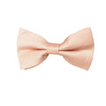 Peach Satin Pre-tied Bow Tie
