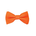 Orange Linen Pre-tied Bow Tie
