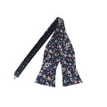 Midnight Blue Paisley Self-tied Bow tie