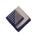 Navy Polka Dots Wool Pocket