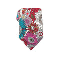 Hot Pink Sunflower Skinny Tie