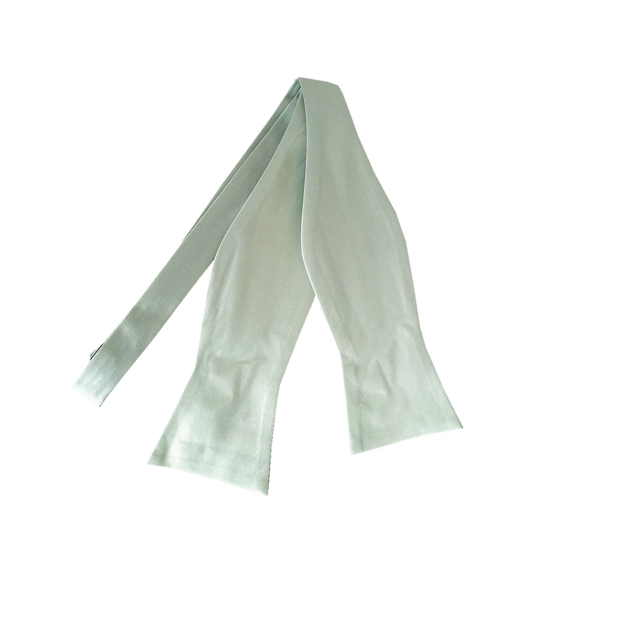 Light Sage Green Self-tied Bow Tie