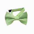 Clover Green Satin Kids Bow Tie