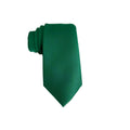Dark Green Satin Necktie