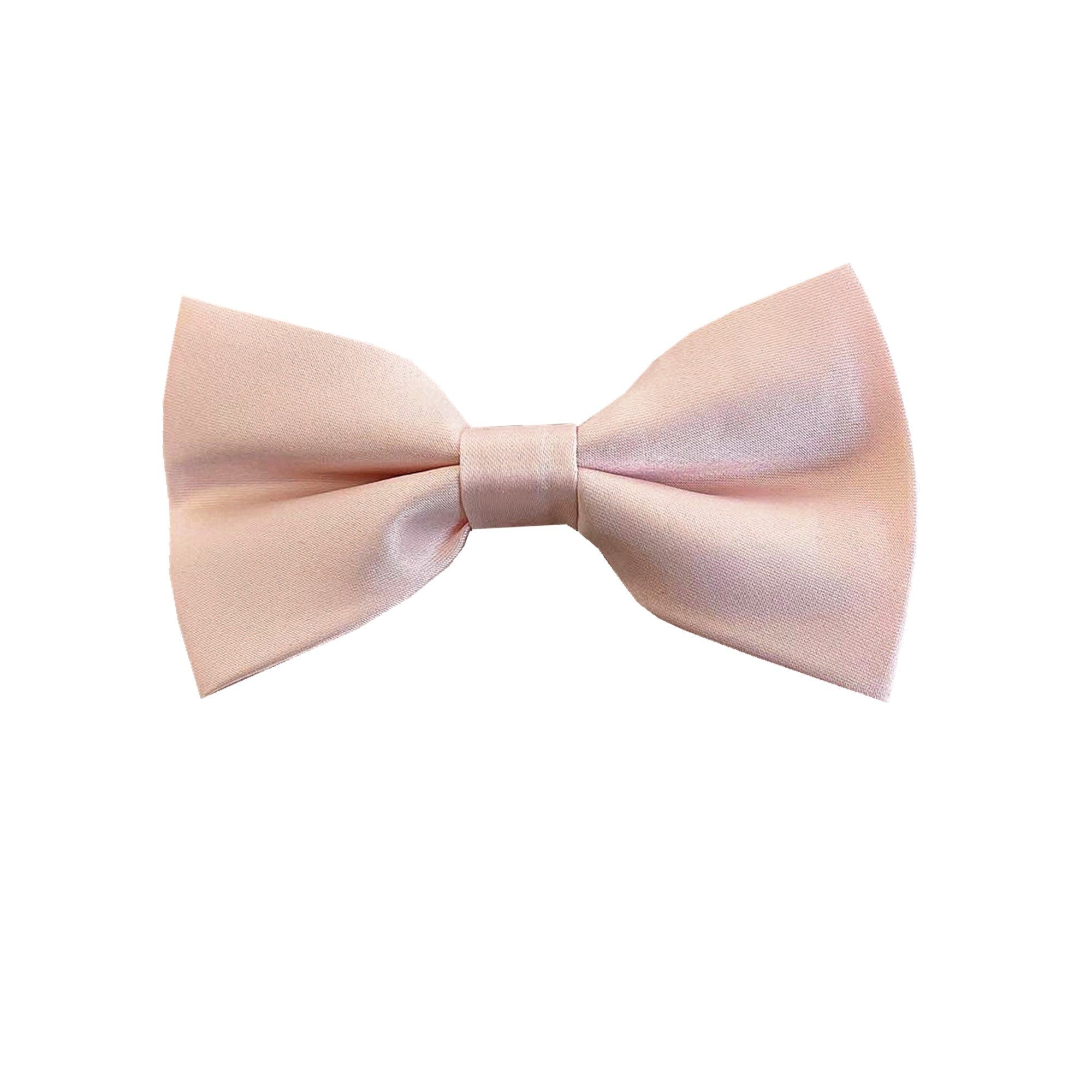 Blush Pink Satin Kids Bow tie