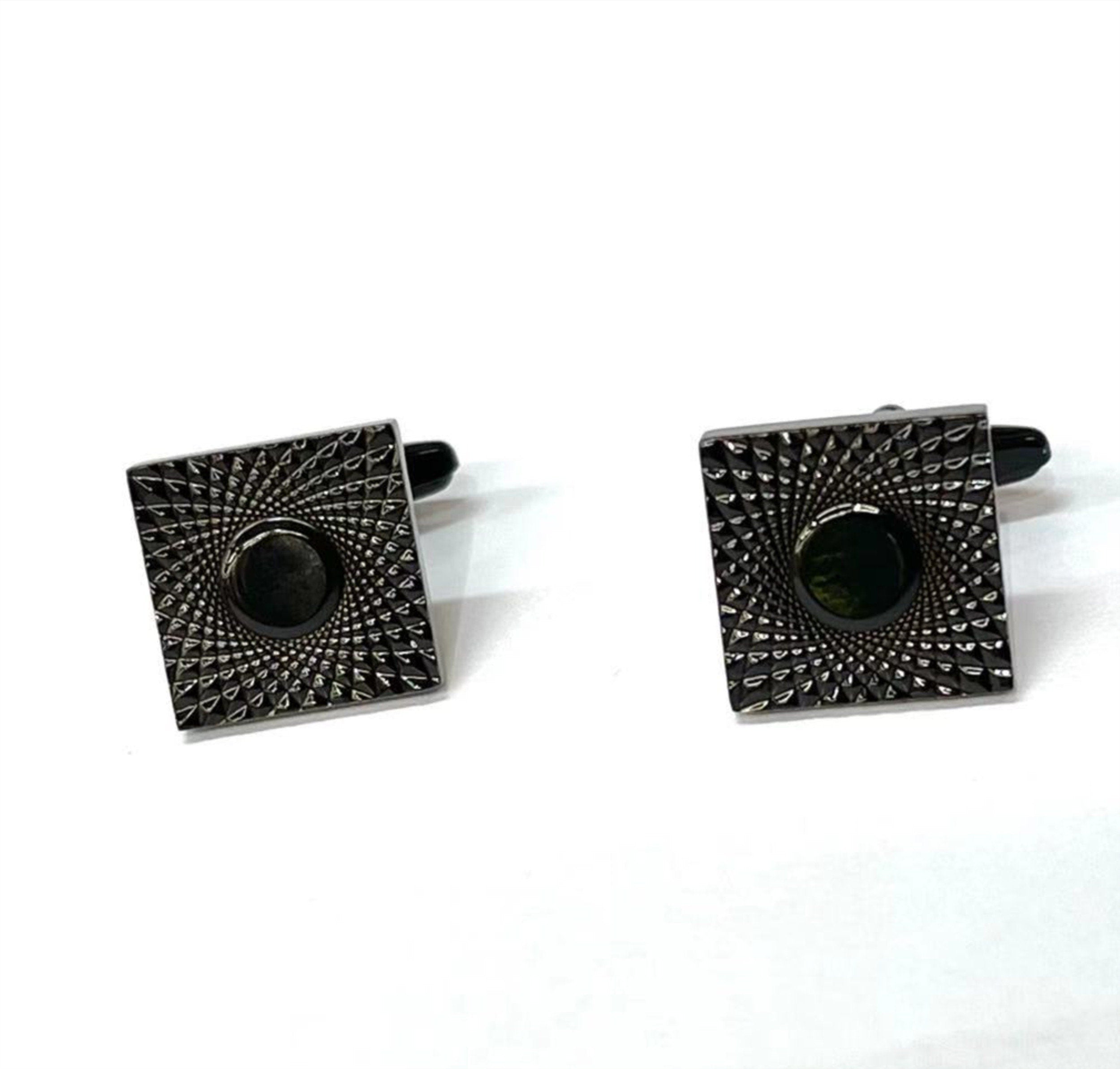 Black Square Cufflinks