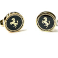 Gold Racing Horse Cufflinks