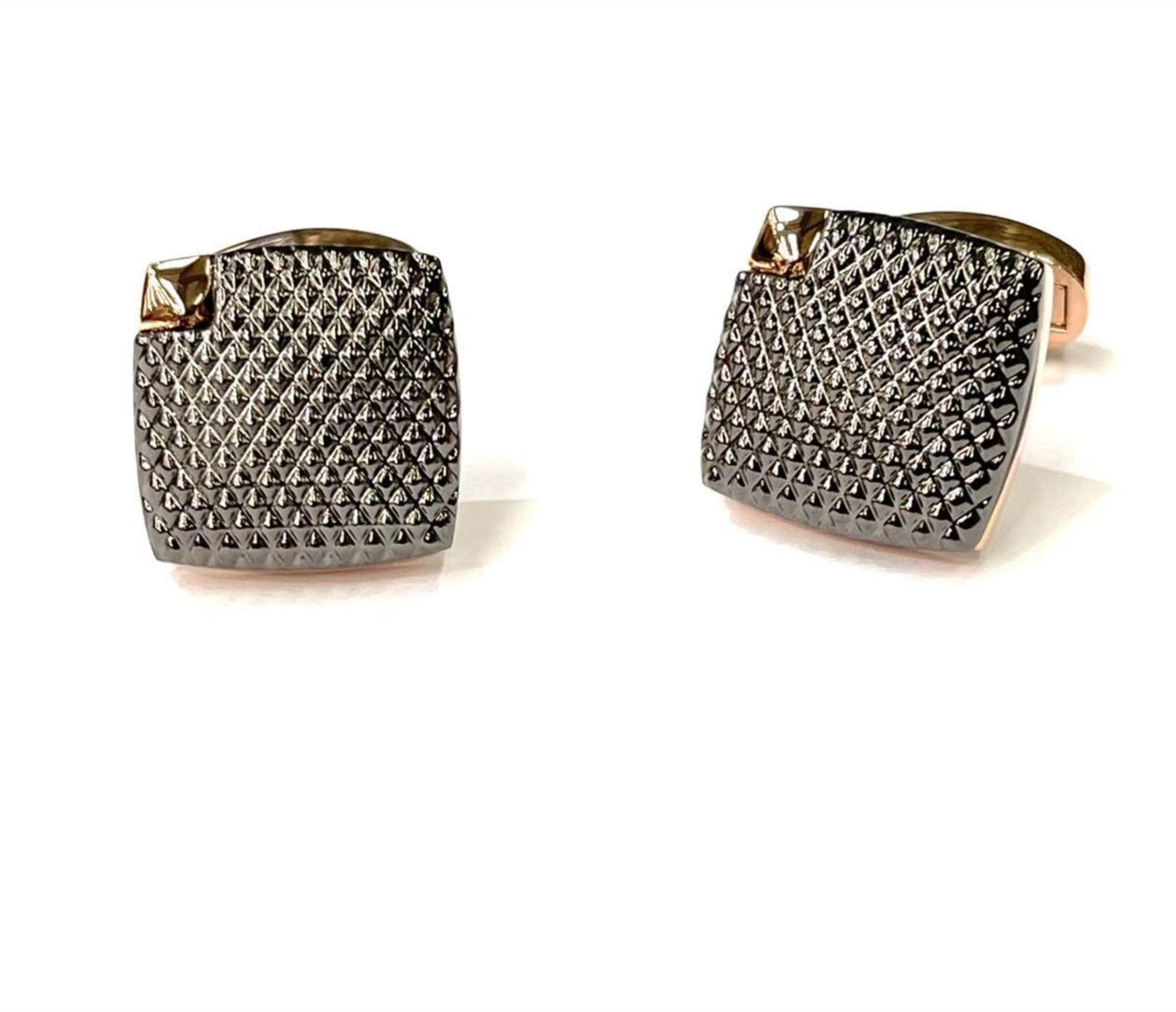 Gold and Black Cufflinks
