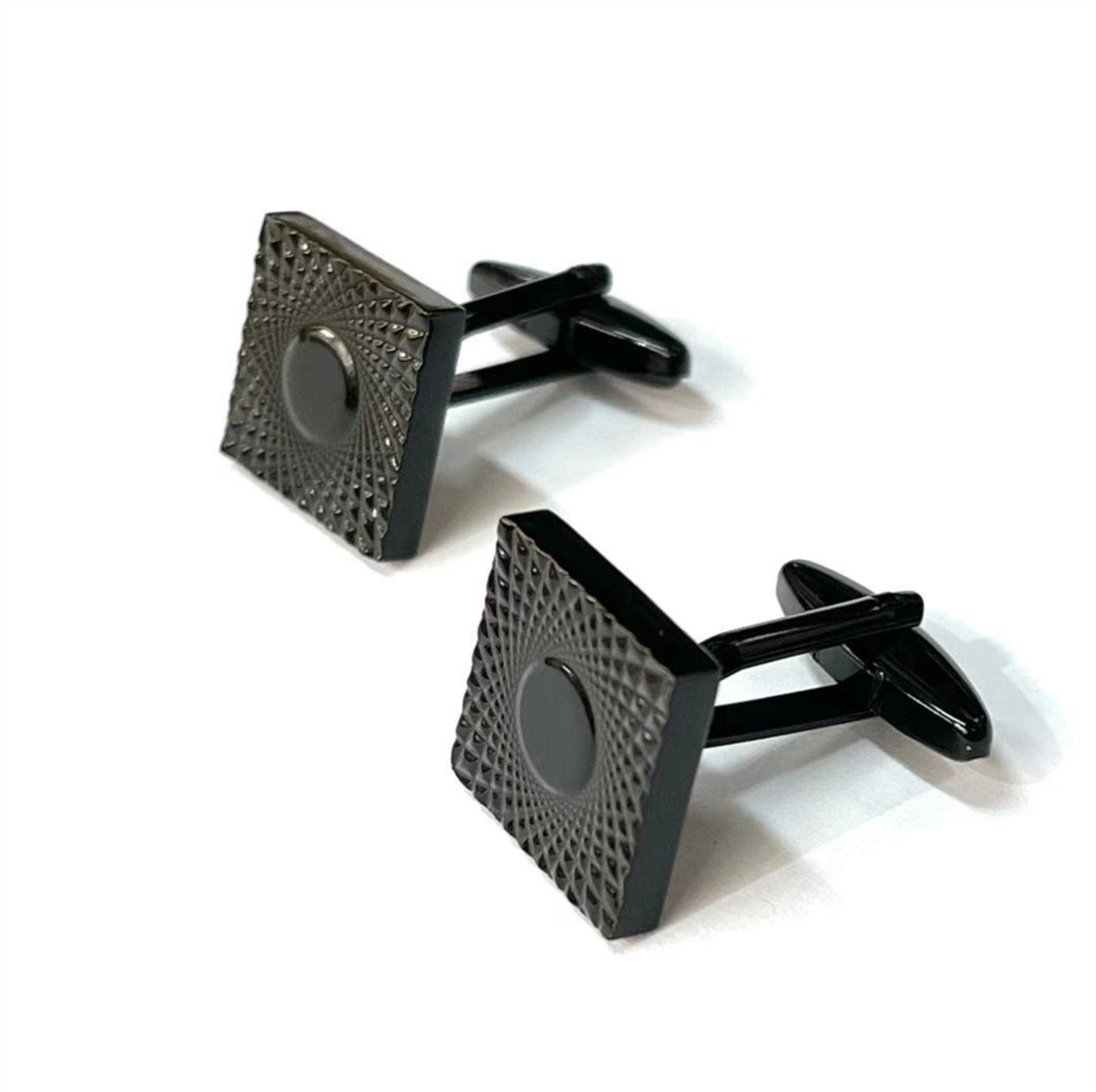 Black Square Cufflinks