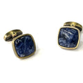 Blue Tiger's Eye Cufflinks
