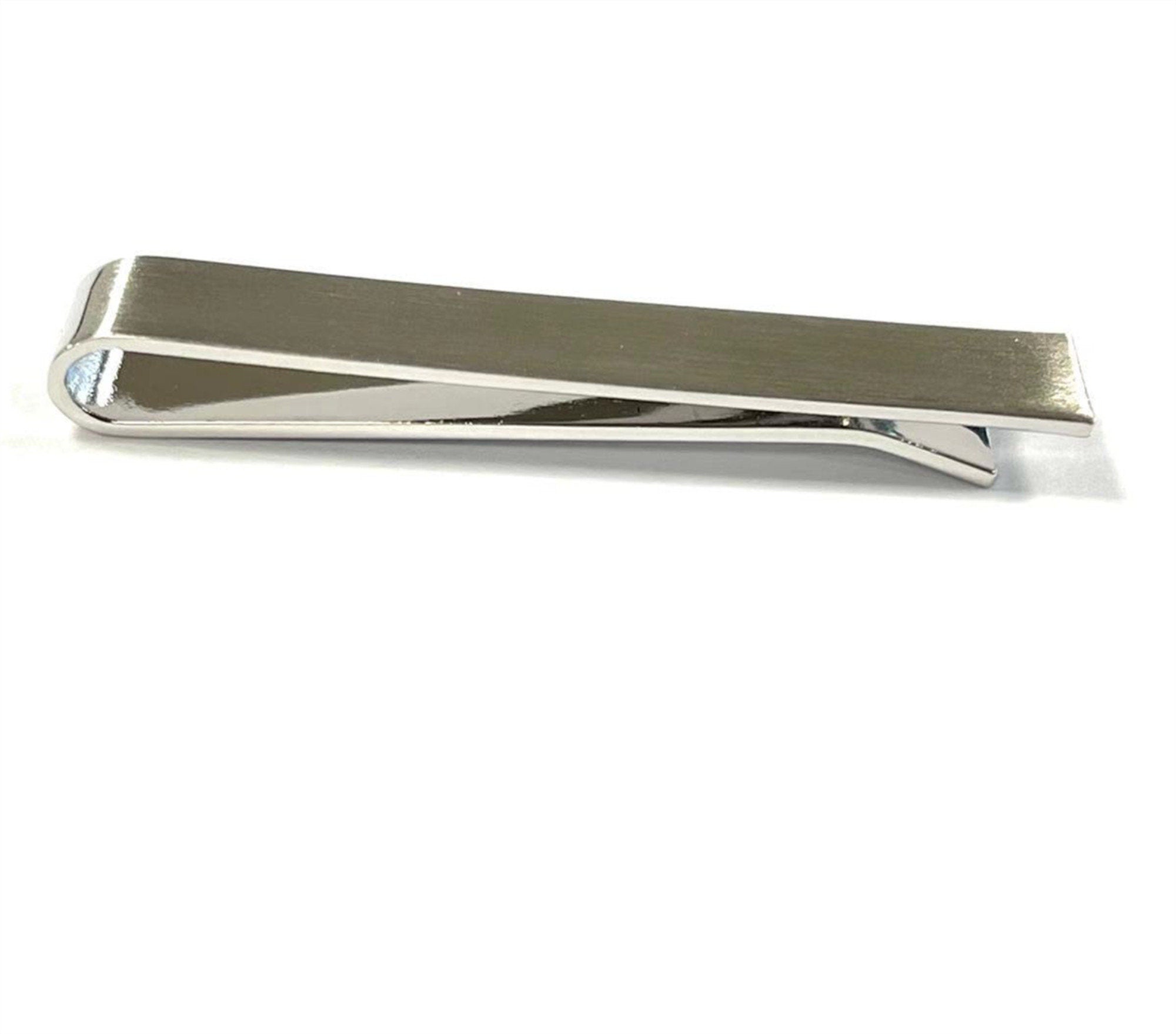 Brushed Silver Tie Bar