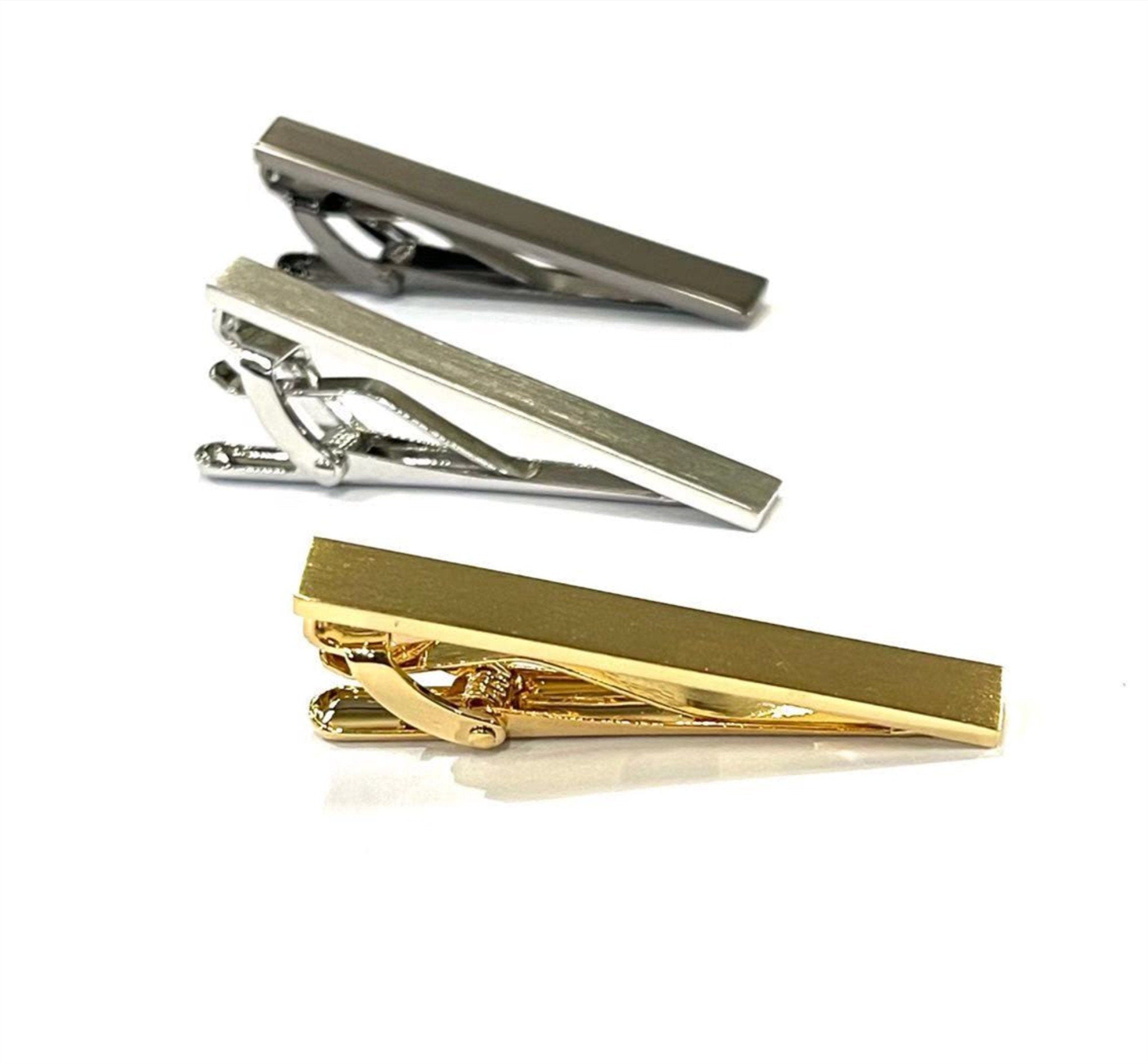 Brushed Gold Tie Clip