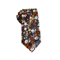 Rust Midnight Floral Skinny Tie