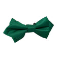 Dark Green Satin Diamond Bow Tie