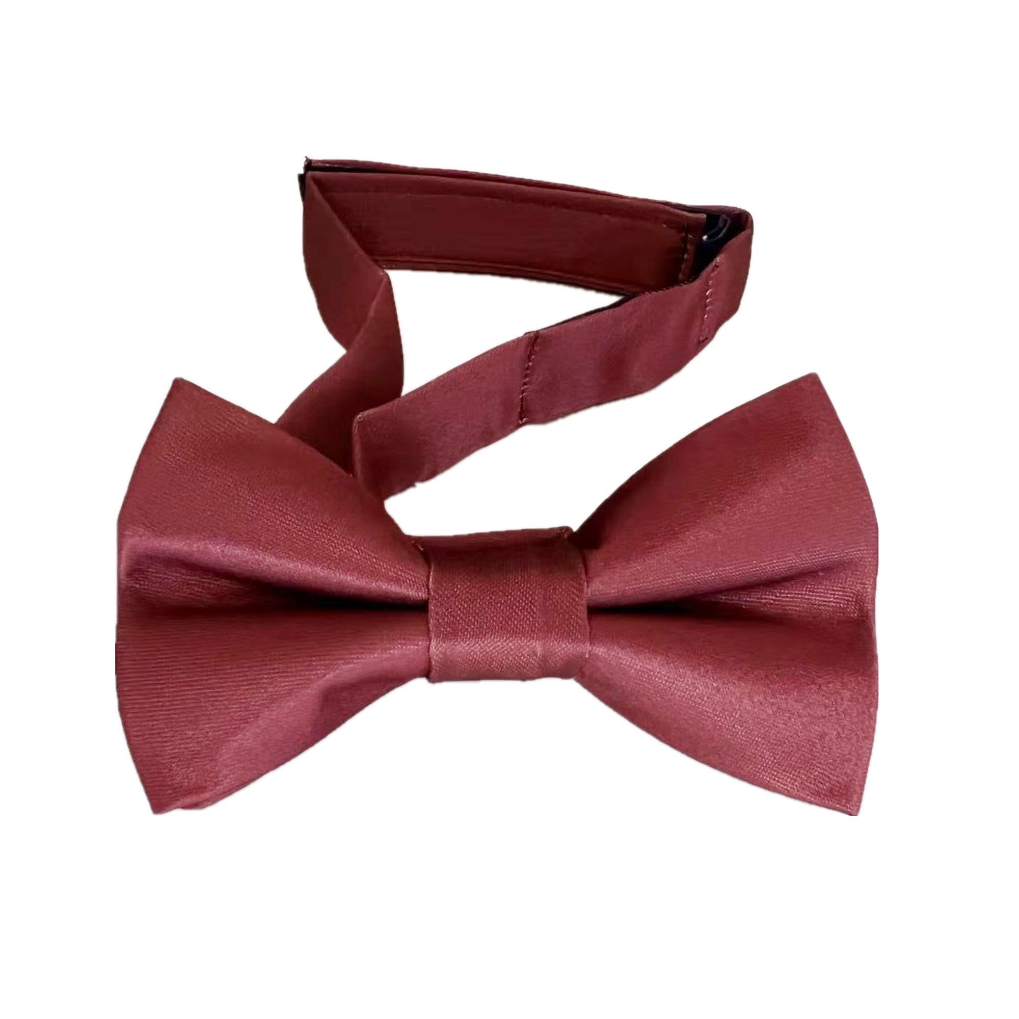 Cinnamon Rose Satin Kids Bow Tie