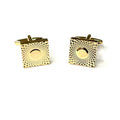 Gold Square Cufflinks