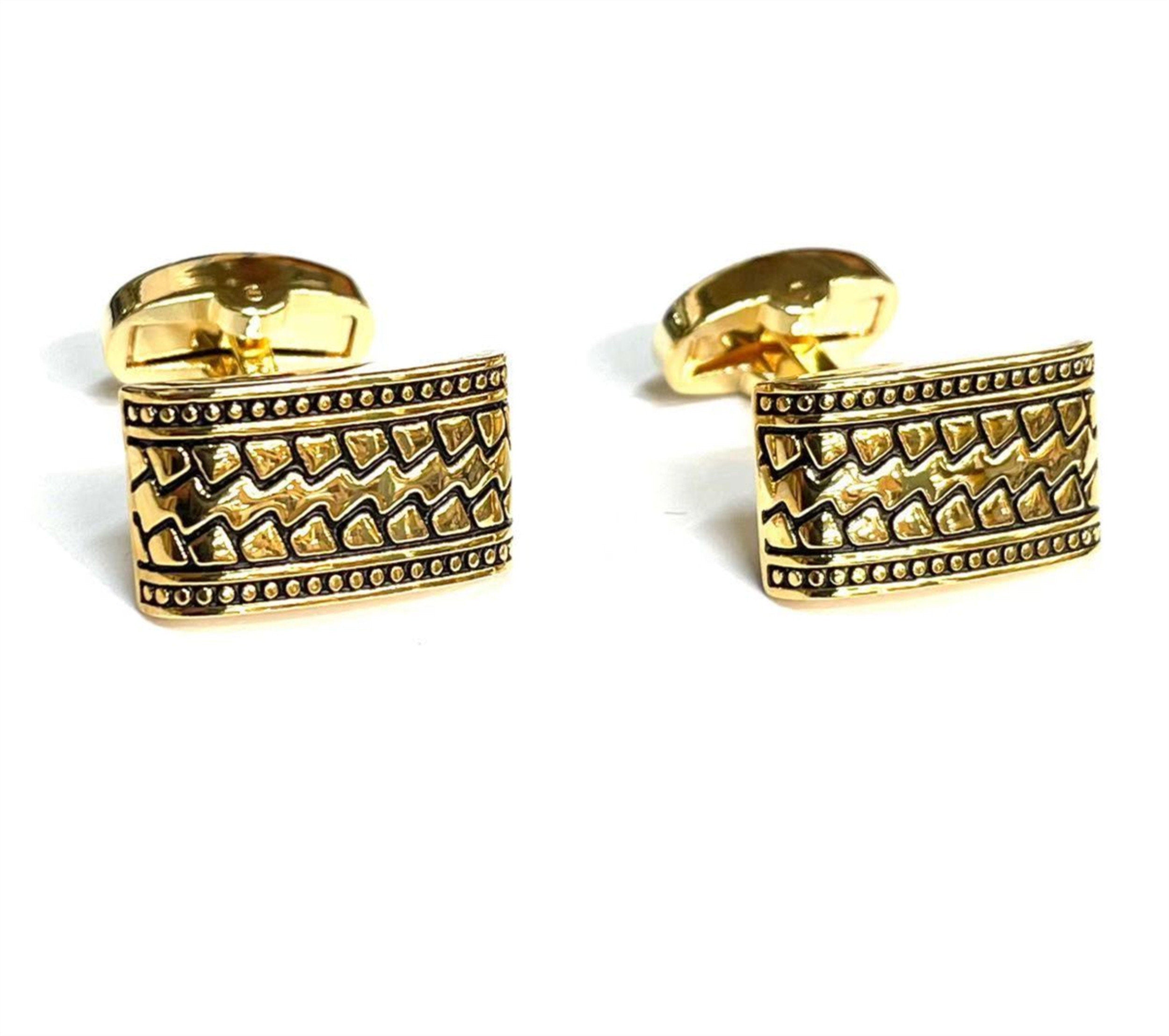 Baroque Antique Gold Cufflinks