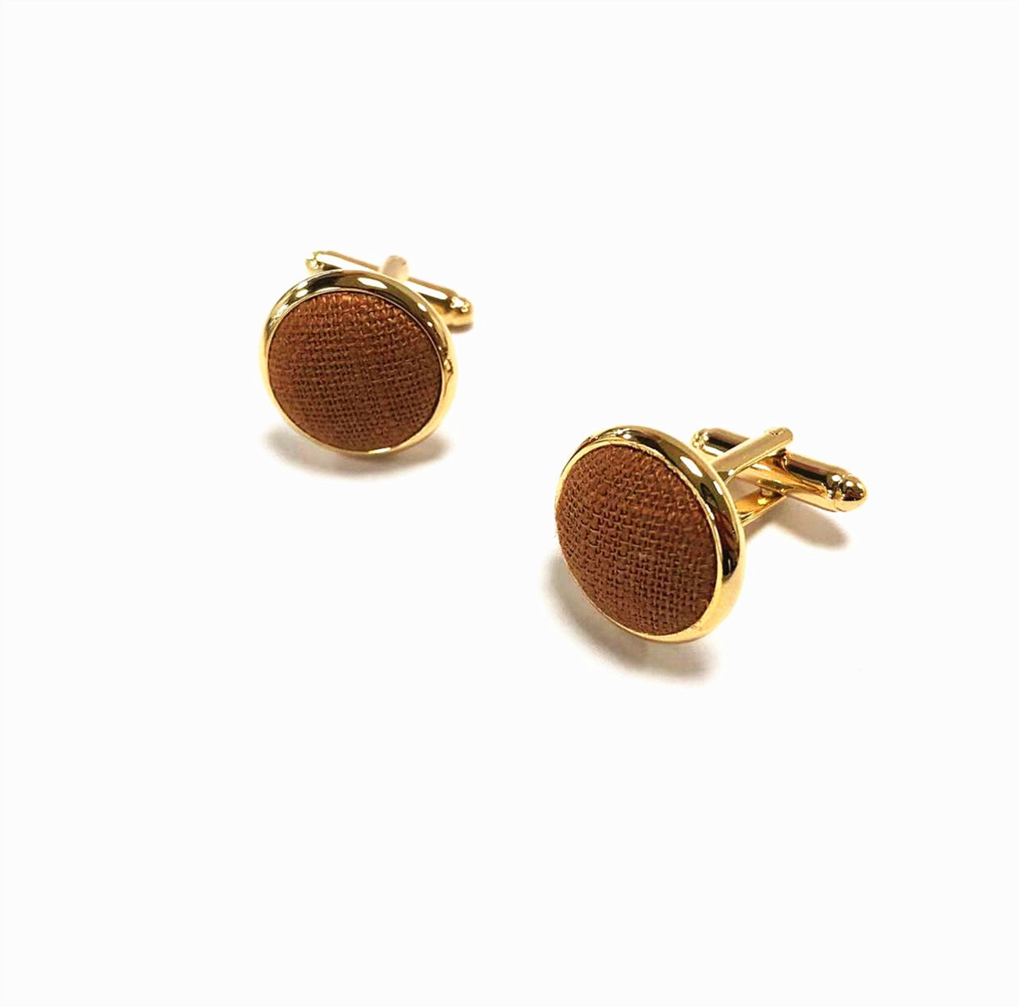 Bronze & Gold Cufflinks