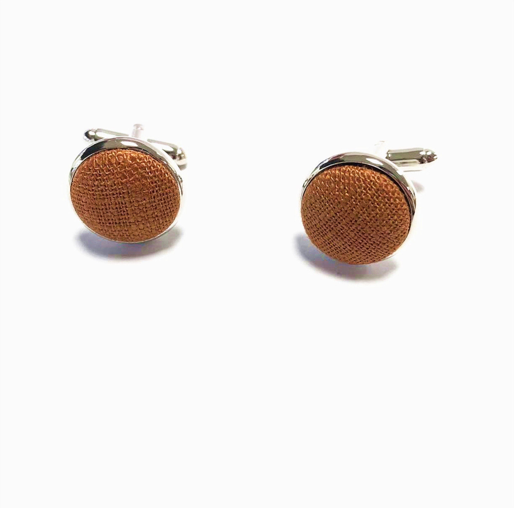 Bronze & Silver Cufflinks