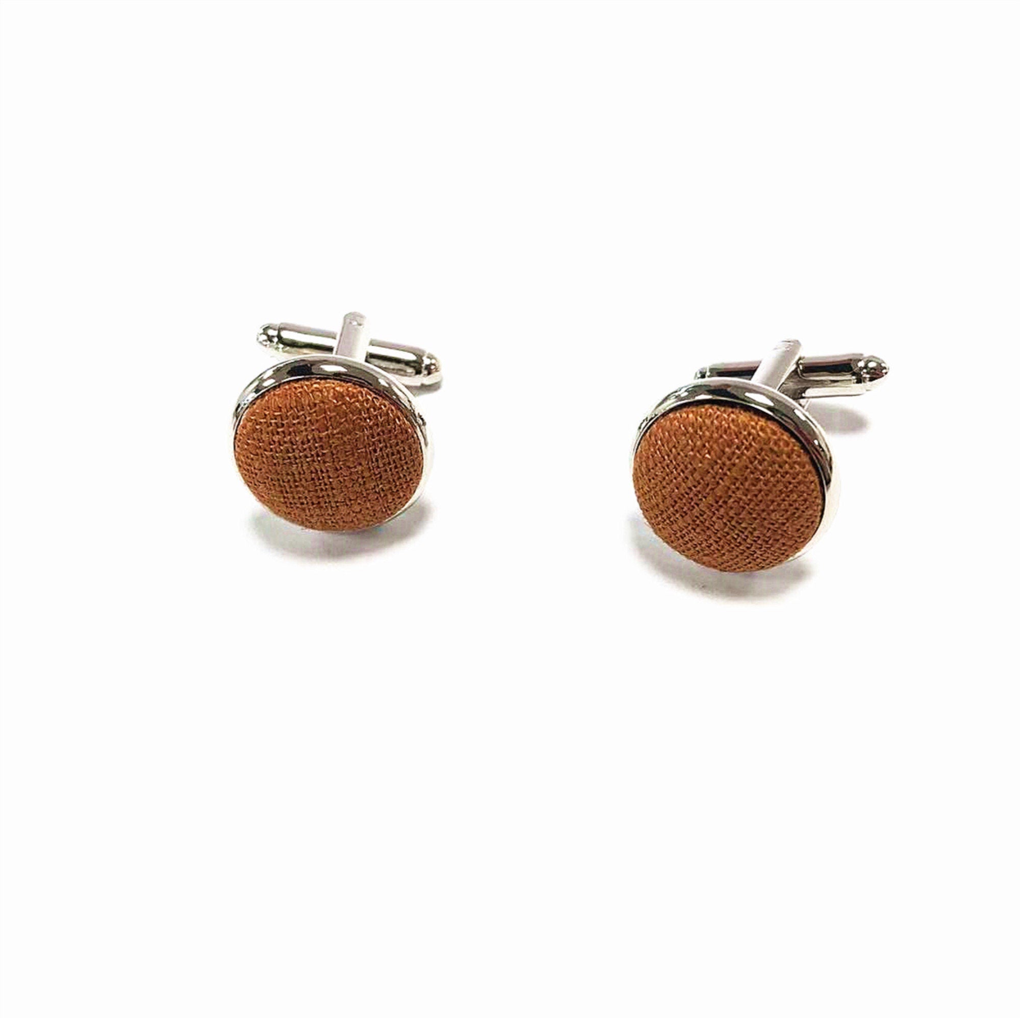Bronze & Silver Cufflinks