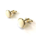 Champagne Satin Gold Cufflink