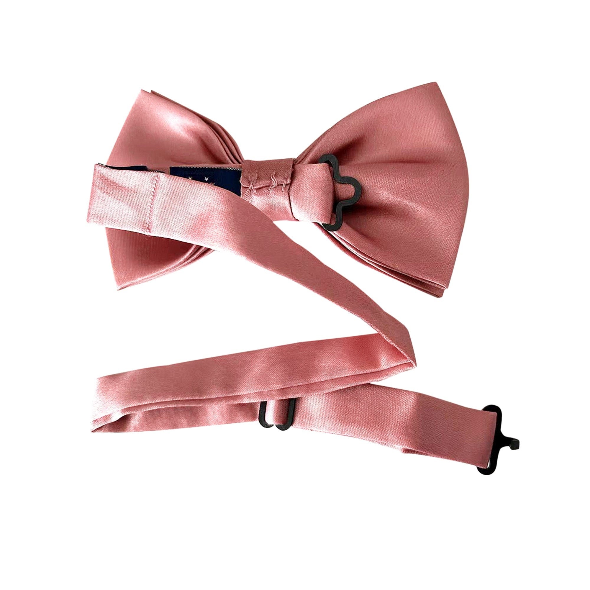 Desert Coral Satin Pre-tied Bow Tie