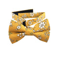 Yellow White Floral Kids Bow Tie