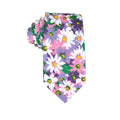 Purple Lilac Sunflower Necktie