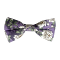 Lavender Cream Floral Pre-tied Bow Tie