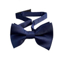 Navy Blue Satin Kids Bow Tie