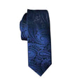 Navy Blue Paisley Necktie