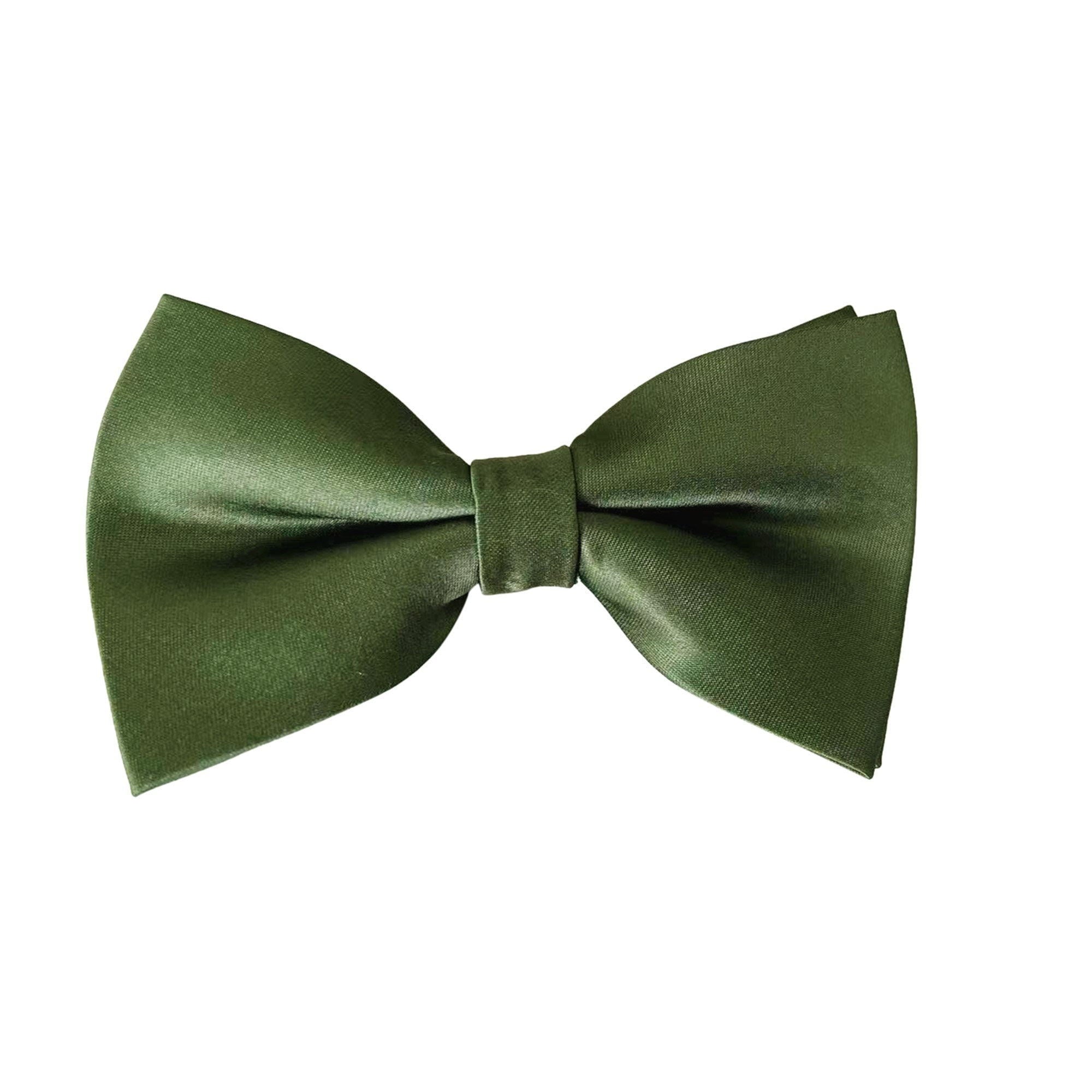 Matiniolive Satin Pre-tied Bow Tie