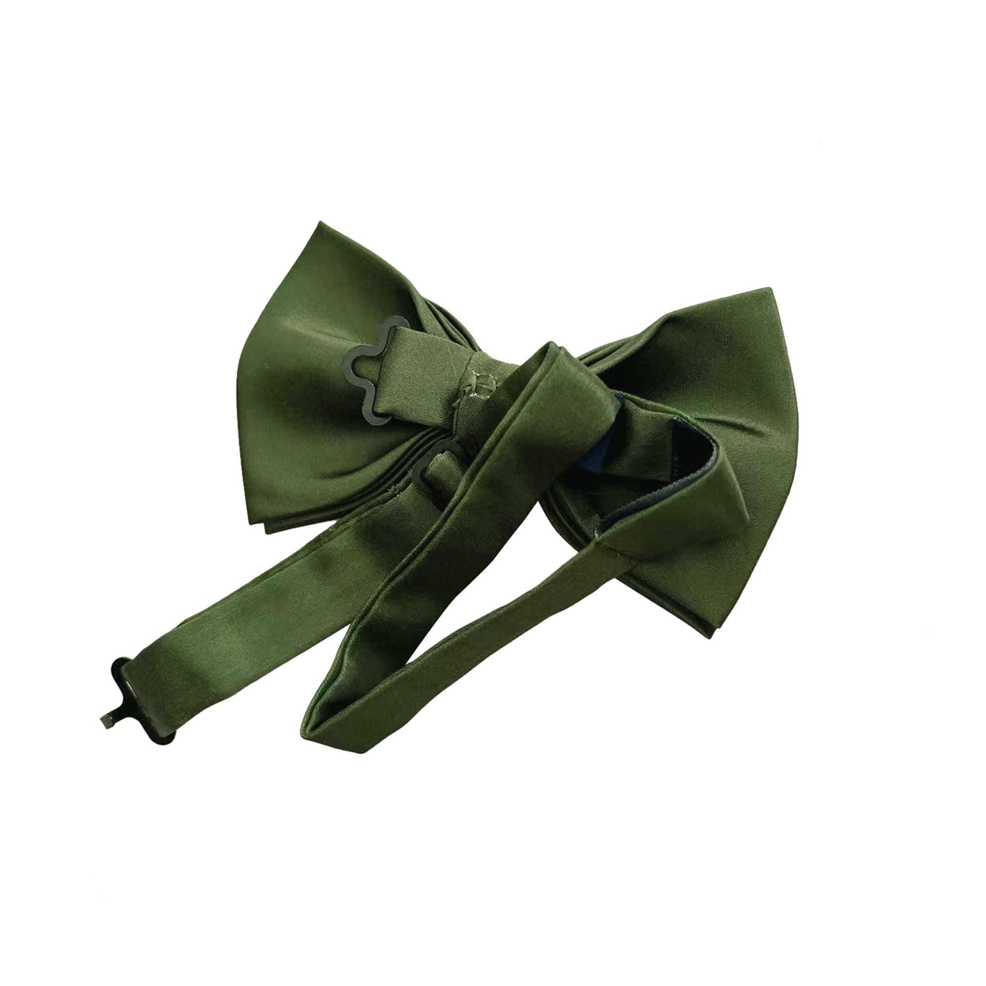 Matiniolive Satin Pre-tied Bow Tie