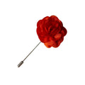 Orange Flower Lapel Pin
